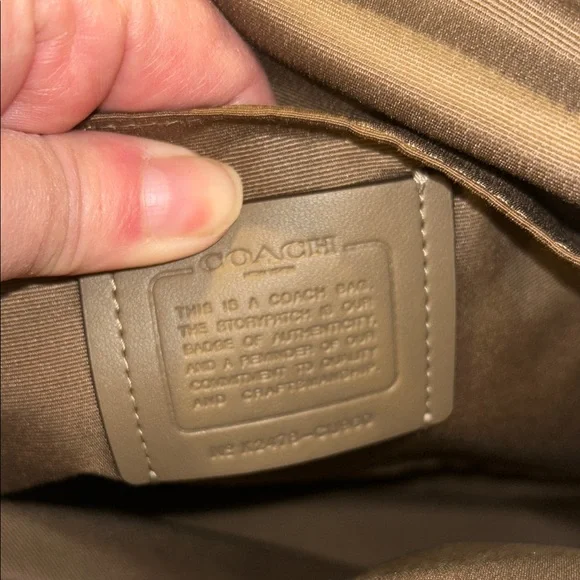 Coach pebble leather Ellie file crossbody dark stone - Picture 4 of 7